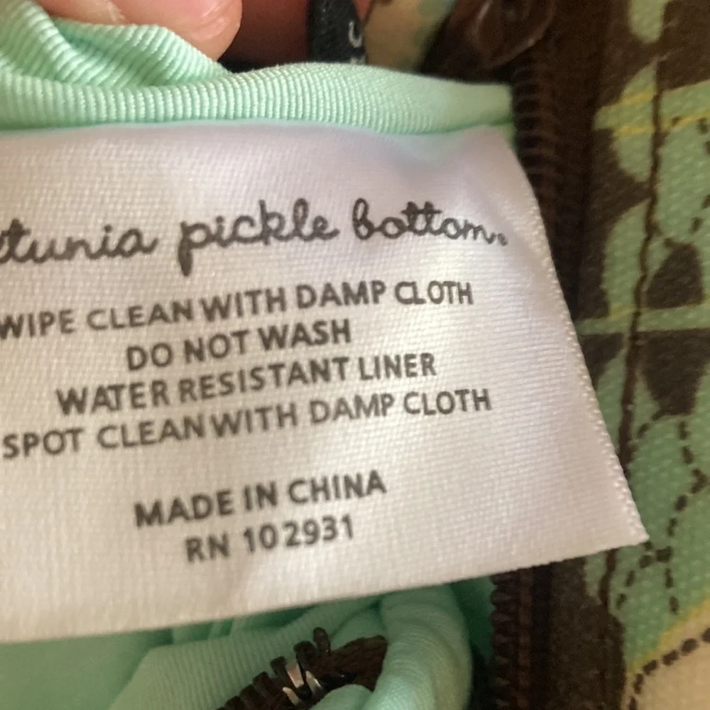 Petunia Pickle Bottom Diaper Bag with Detachable Changing Pad